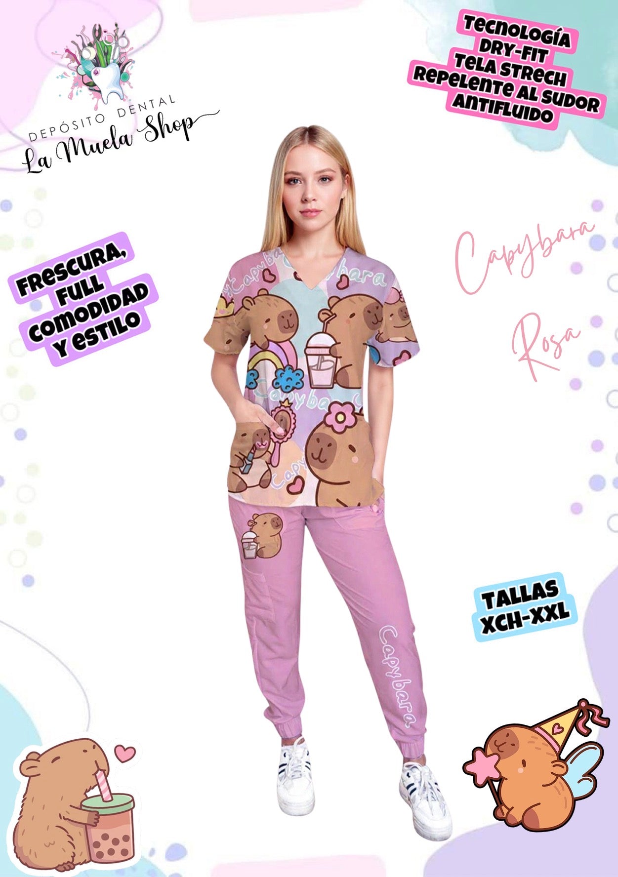 Capibara Rosa